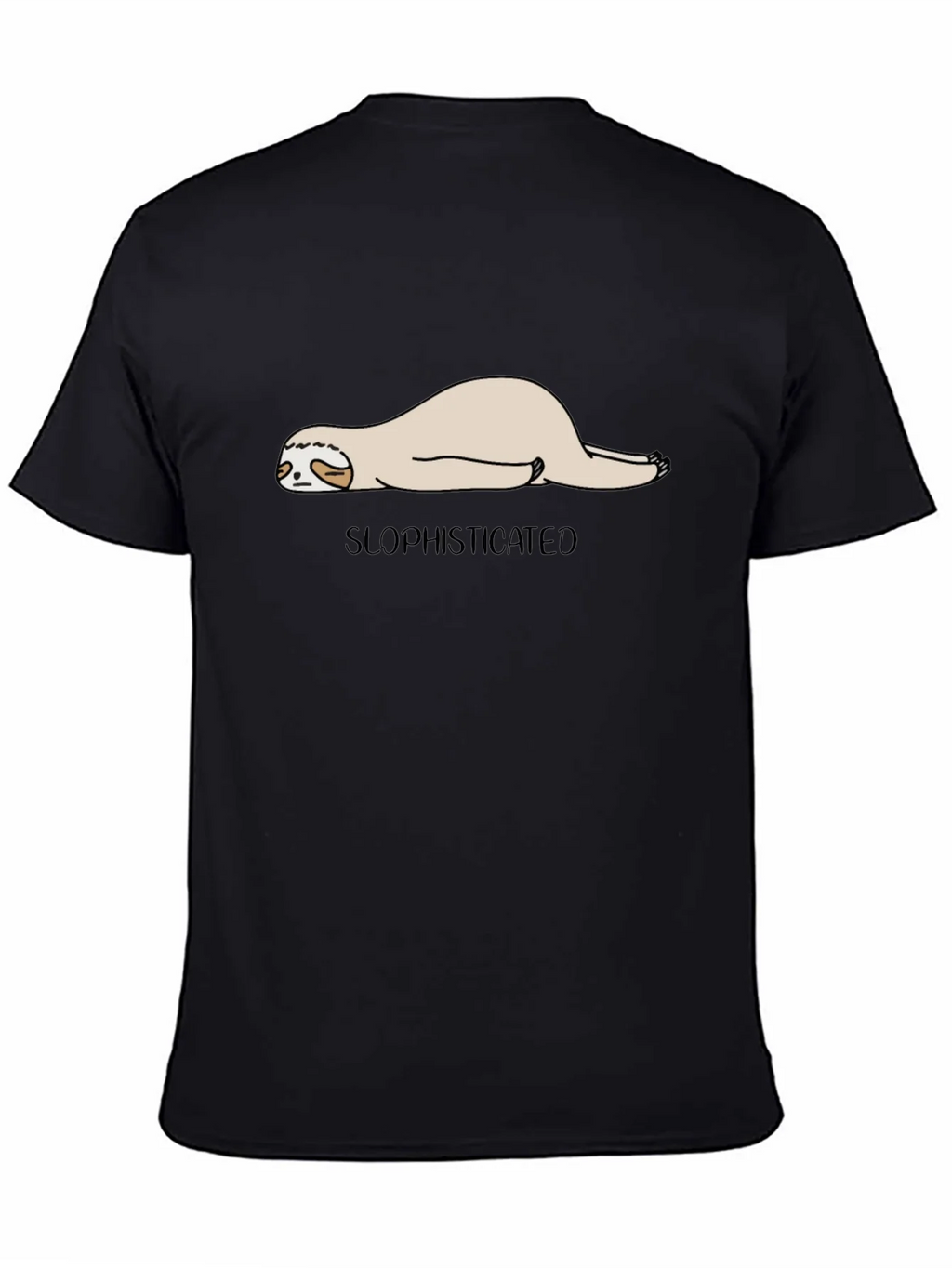 Slothisticated Black Graphic Tee product image 4