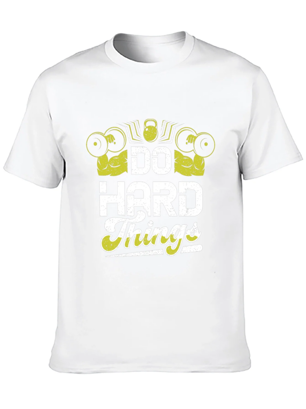Do Hard Things Graphic T-Shirt Gym Workout Motivation Tee product image 9