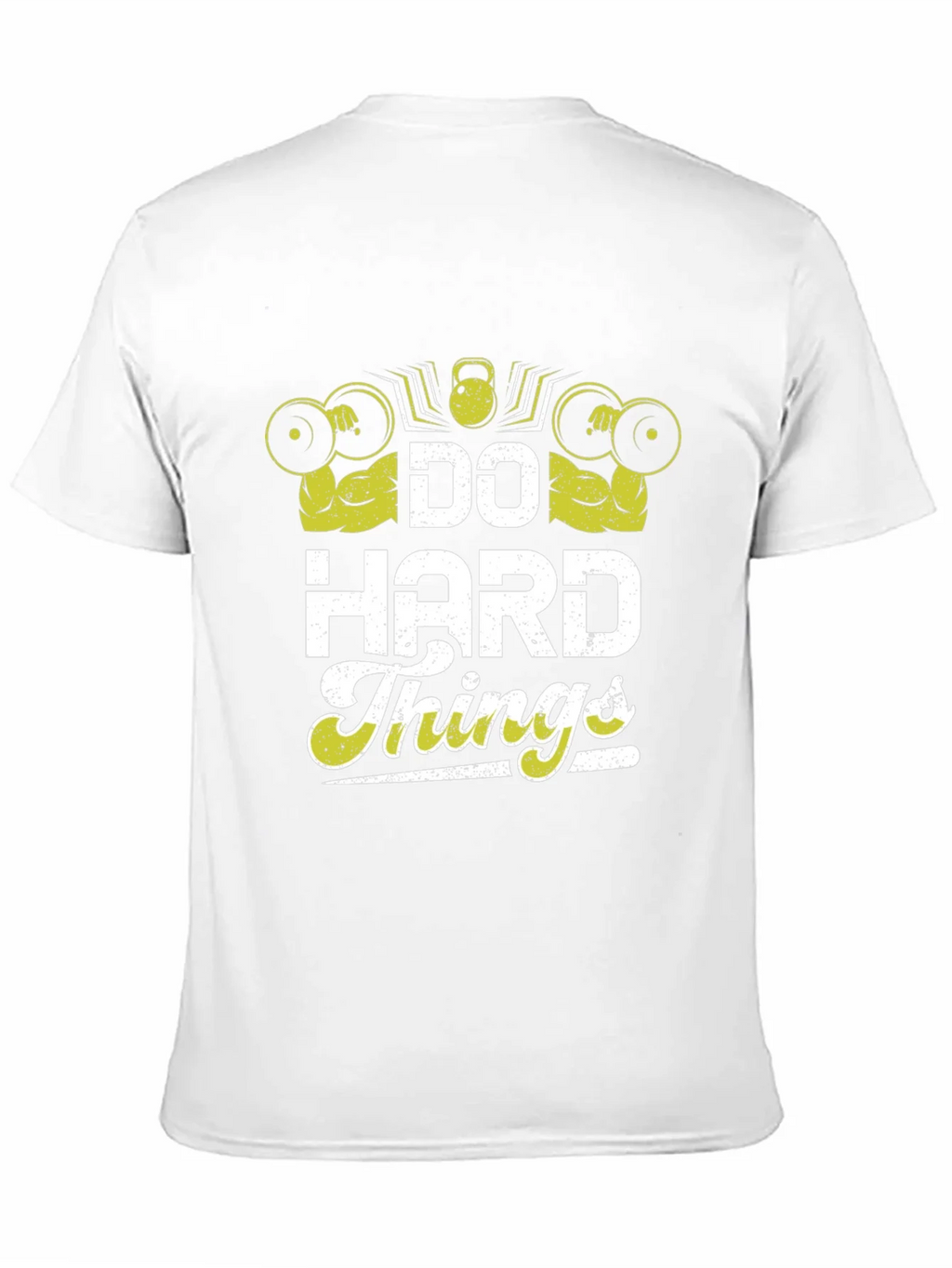 Do Hard Things Graphic T-Shirt Gym Workout Motivation Tee product image 10