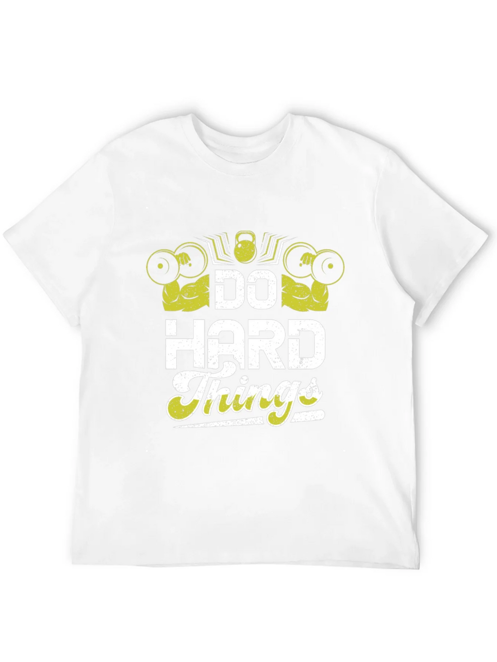 Do Hard Things Graphic T-Shirt Gym Workout Motivation Tee product image 11