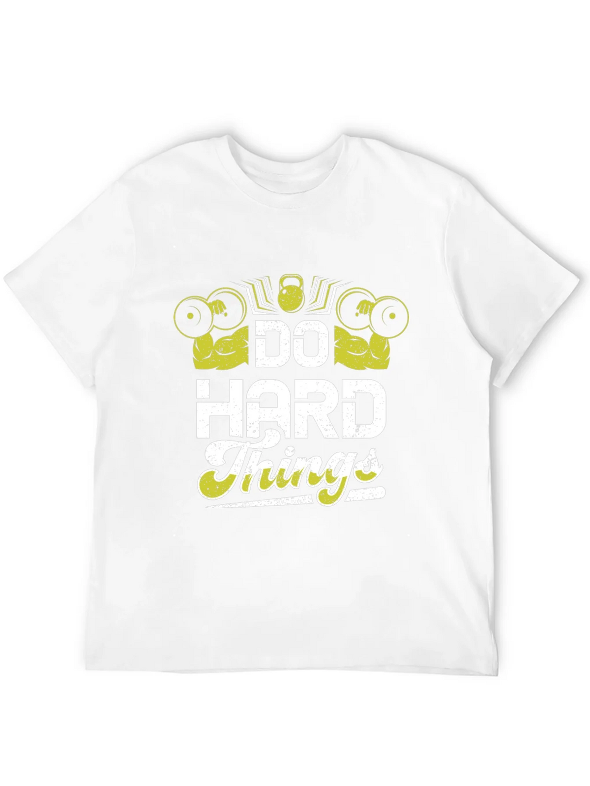 Do Hard Things Graphic T-Shirt Gym Workout Motivation Tee product image 11
