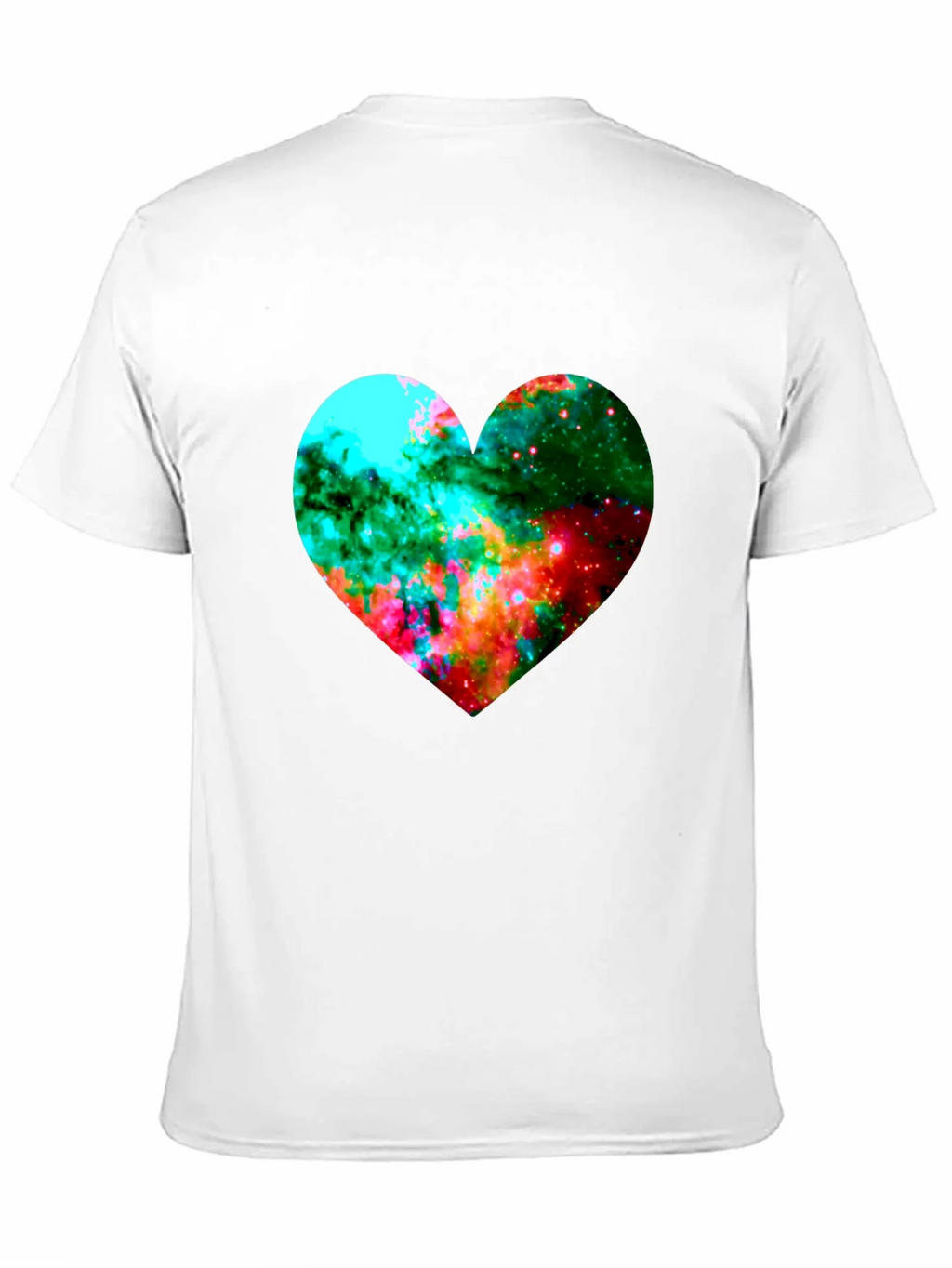 Galaxy Heart Graphic Black T-Shirt product image 10