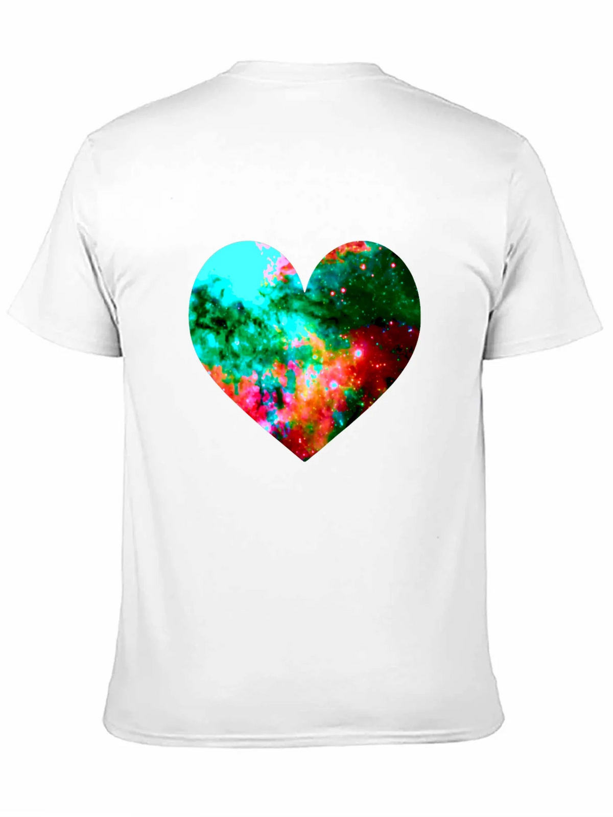 Galaxy Heart Graphic Black T-Shirt product image 10