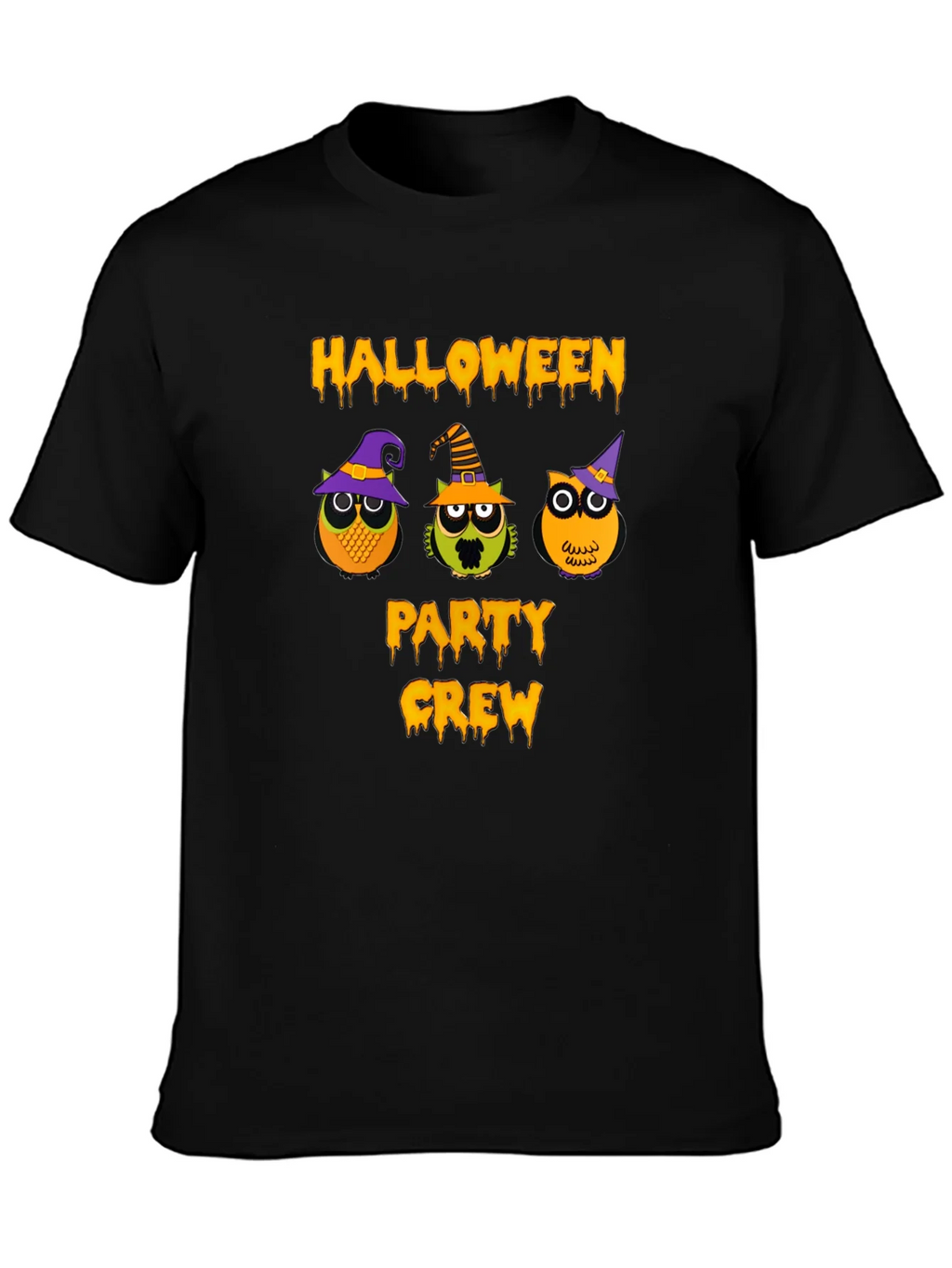 Halloween Party Crew Owl T-Shirt