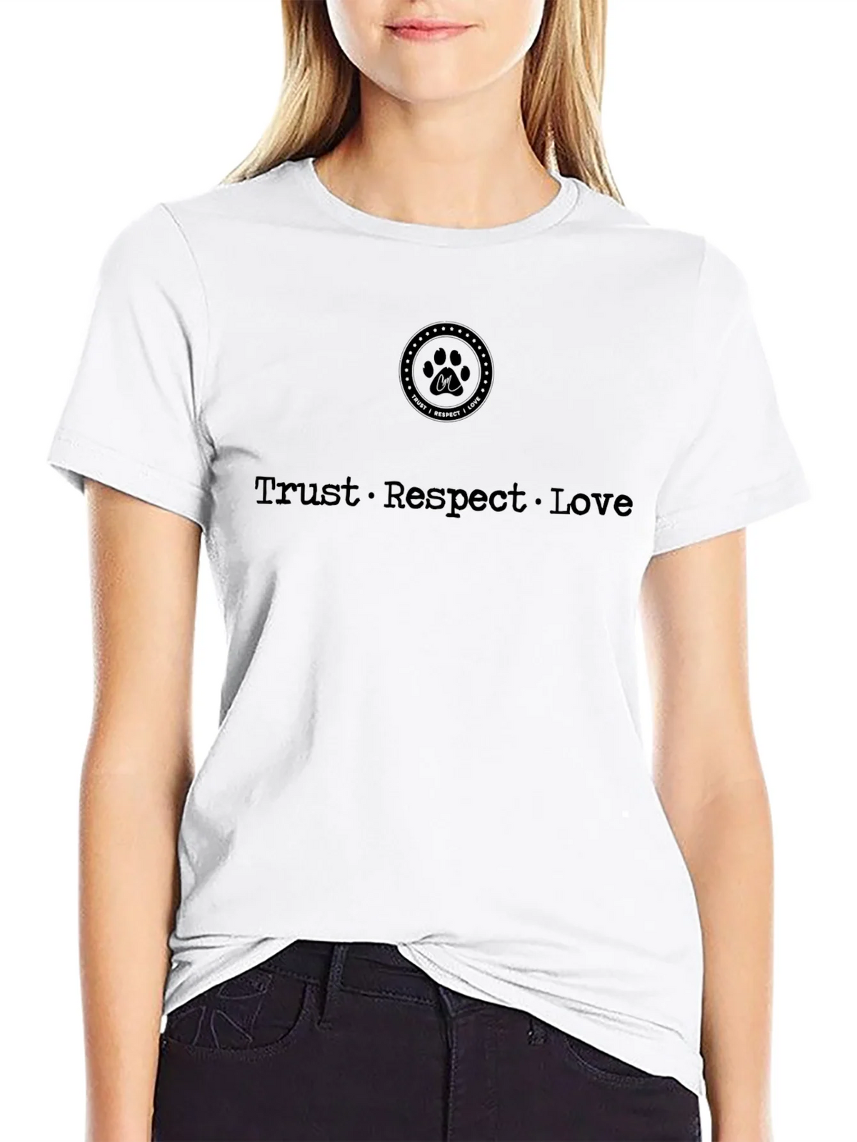 Trust Respect Love Graphic Tee product image 8