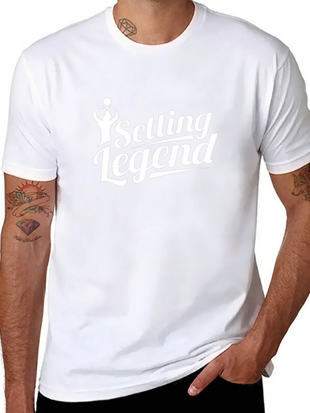 Setting Legend Black Cotton T-Shirt product image 7