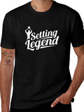 Setting Legend Black Cotton T-Shirt product image 1