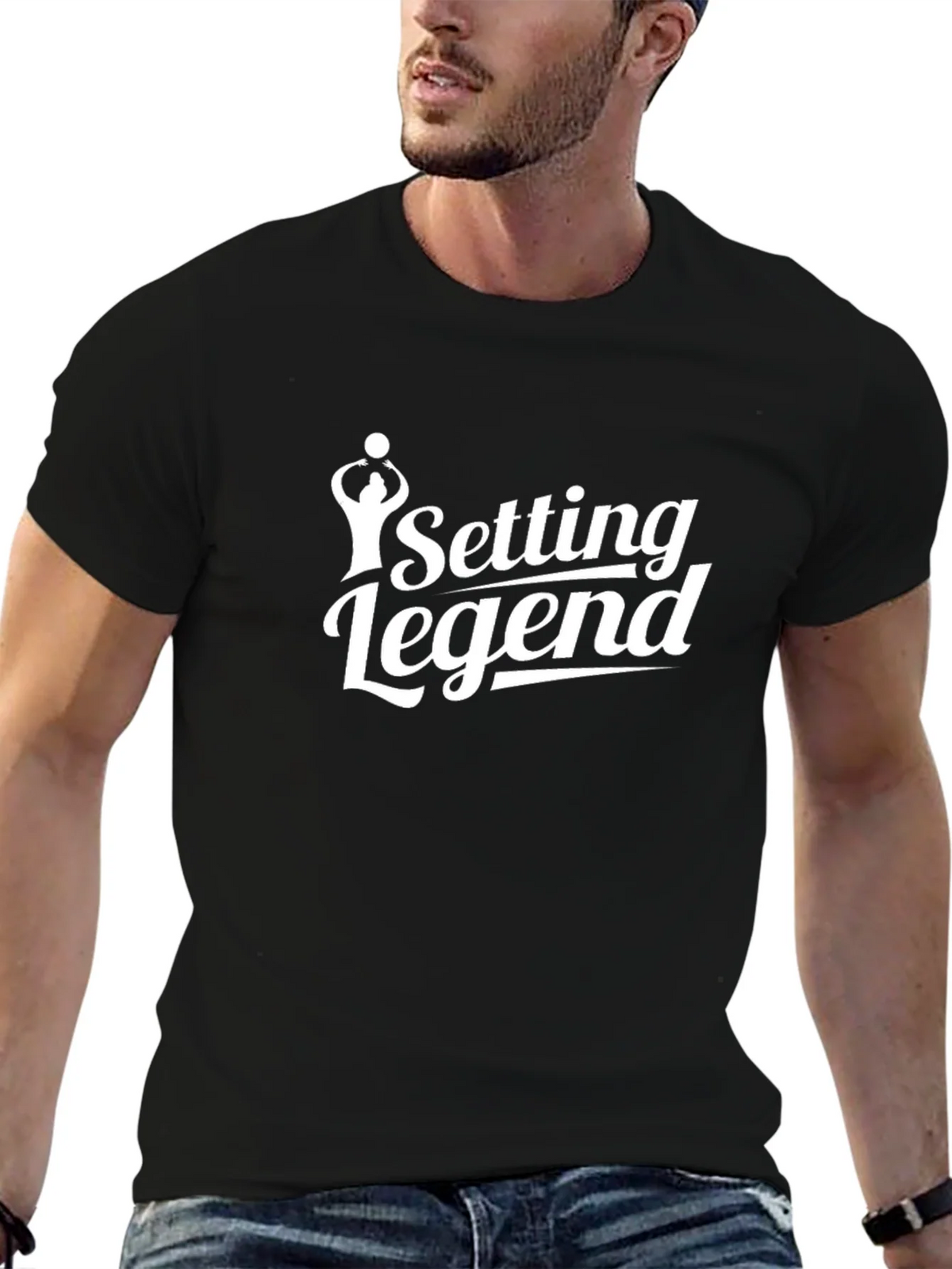 Setting Legend Black Cotton T-Shirt product image 6