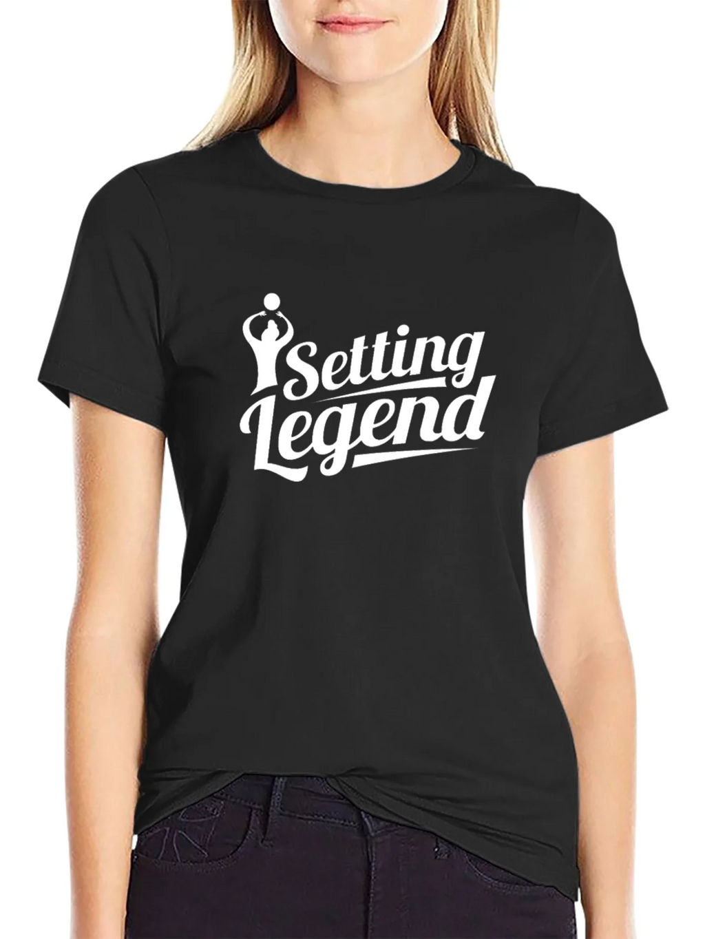 Setting Legend Black Cotton T-Shirt product image 2
