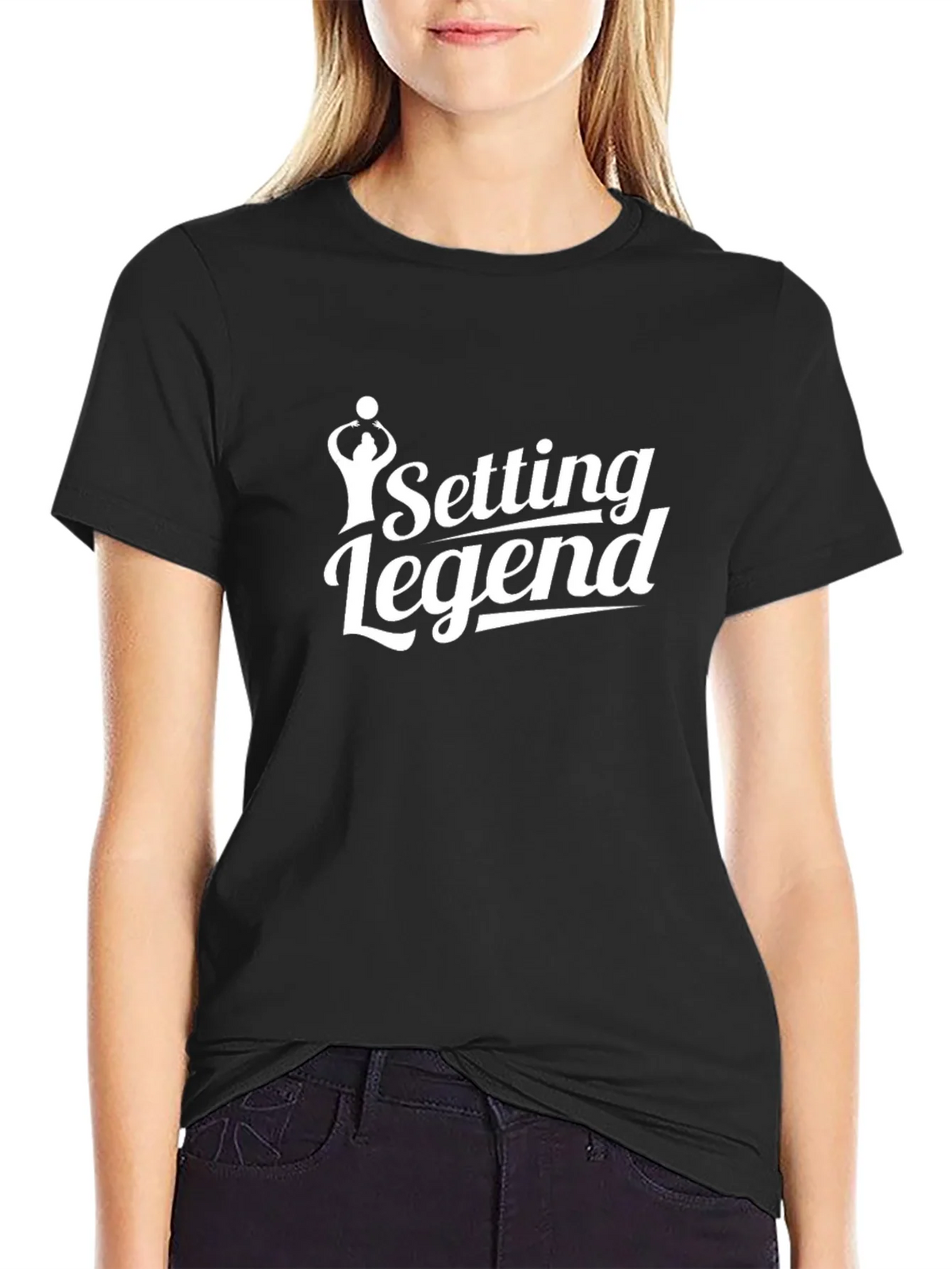 Setting Legend Black Cotton T-Shirt product image 2