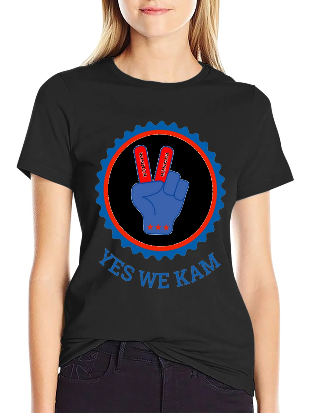 Yes We Kam T-Shirt - Victory Hand Design product image 2