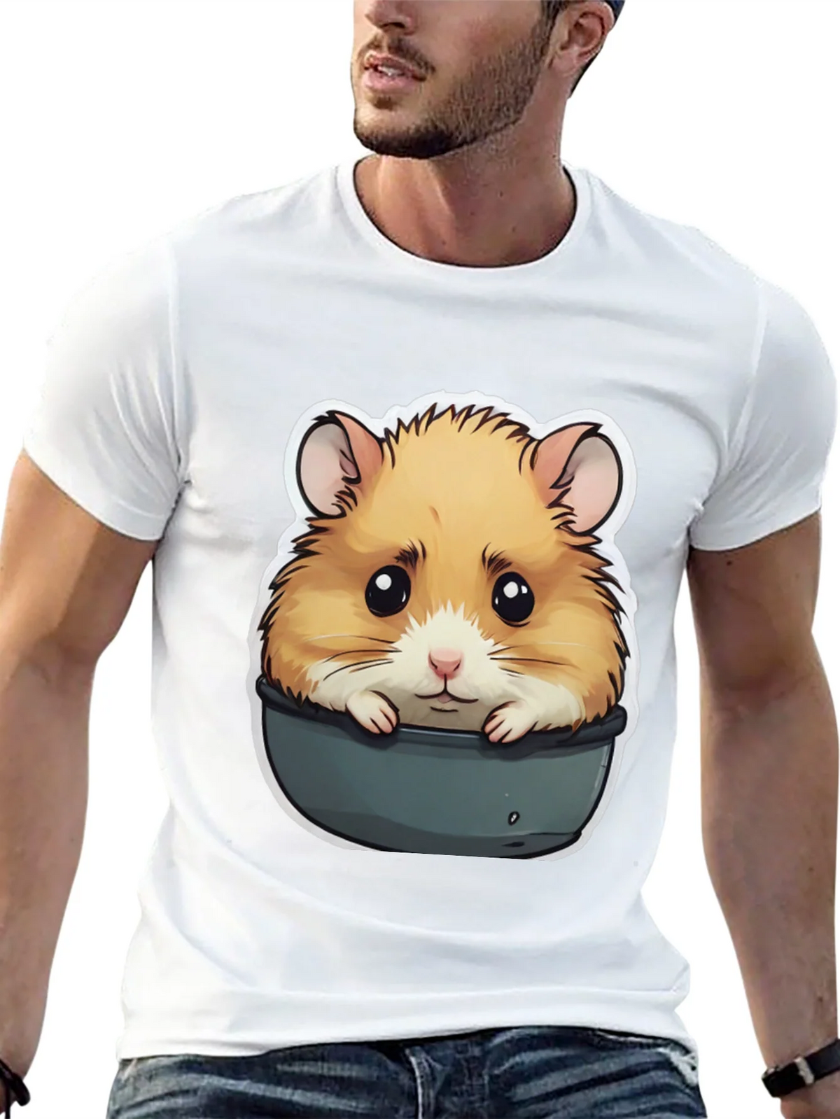 Hamster in Pot T-Shirt - Cute Pet Graphic Tee product image 11