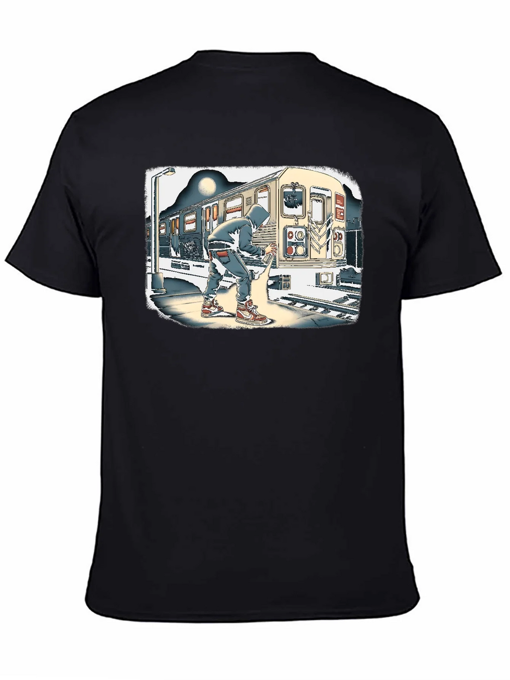 Urban Art T-Shirt - Graffiti Artist on Subway product image 4