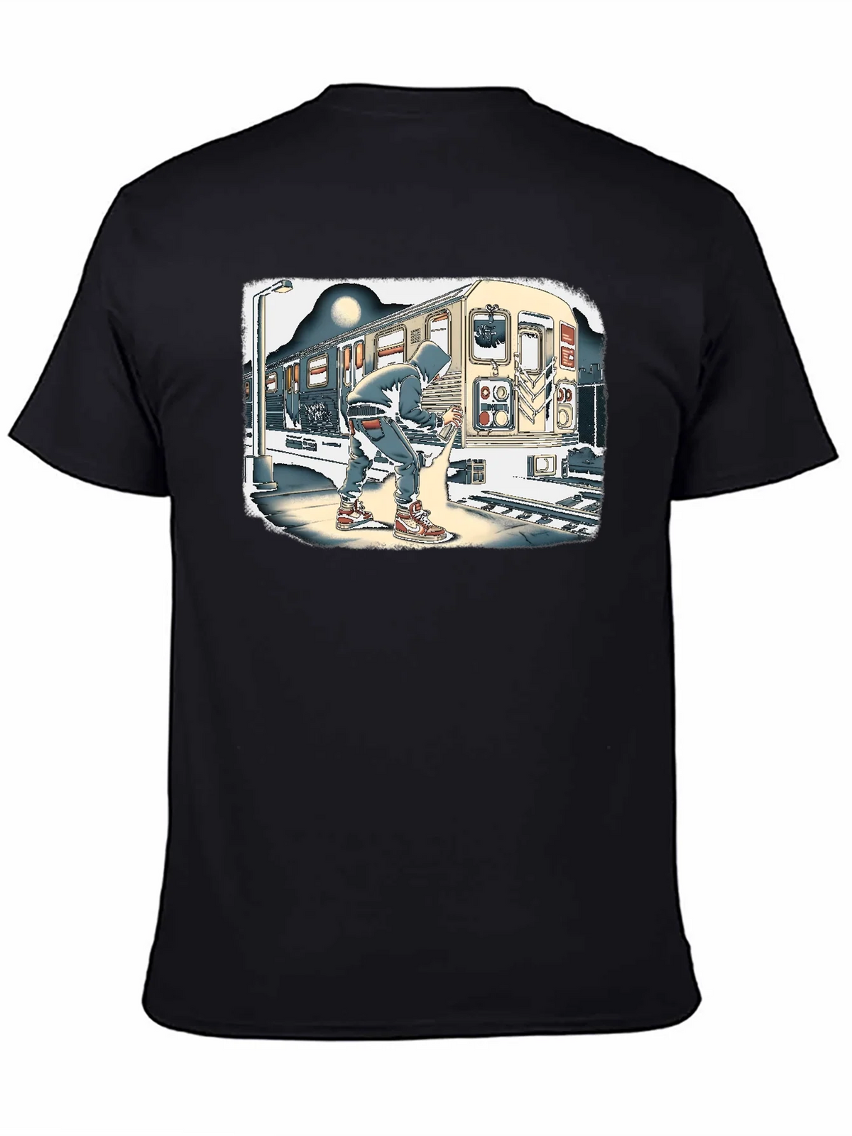 Urban Art T-Shirt - Graffiti Artist on Subway product image 4
