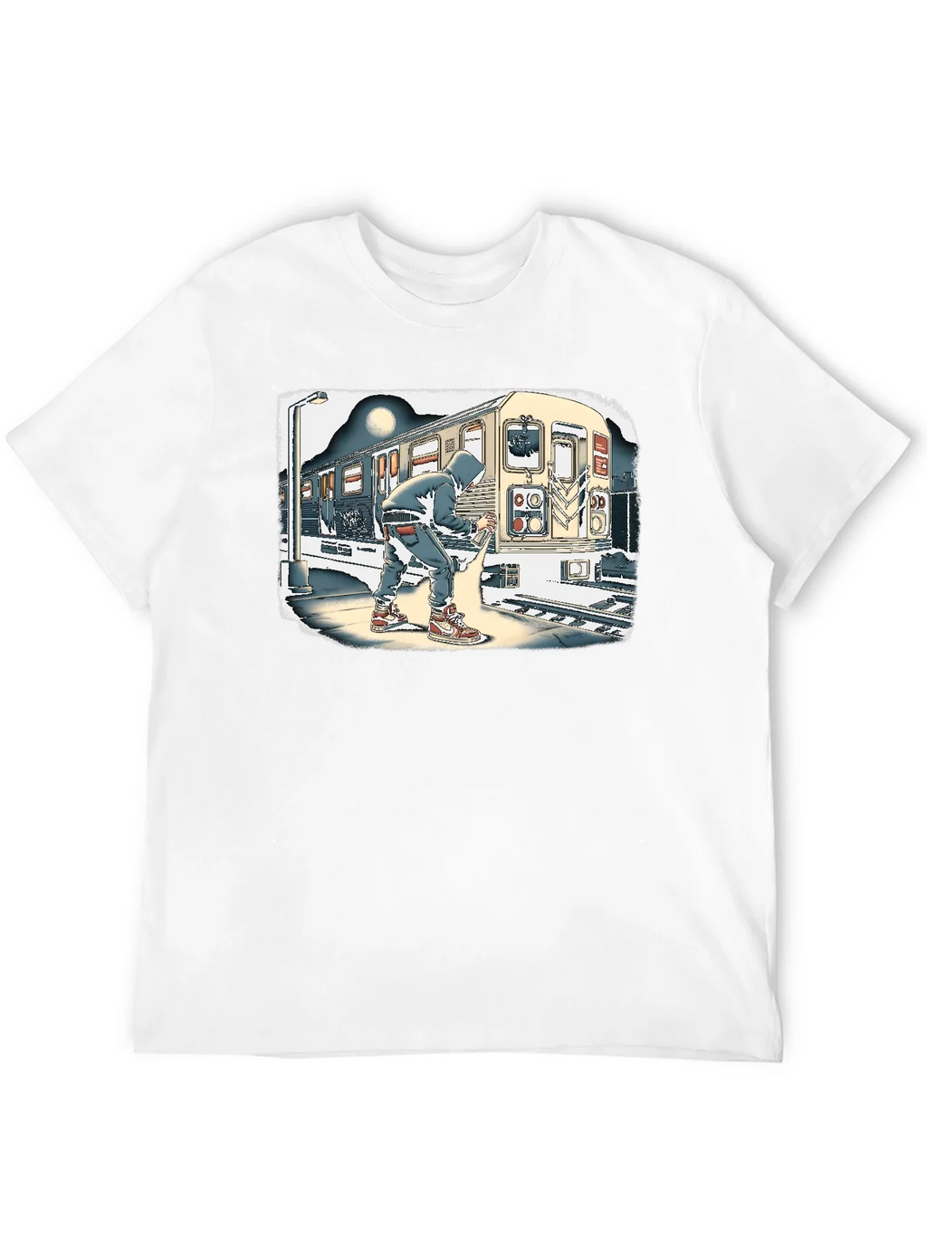 Urban Art T-Shirt - Graffiti Artist on Subway product image 11