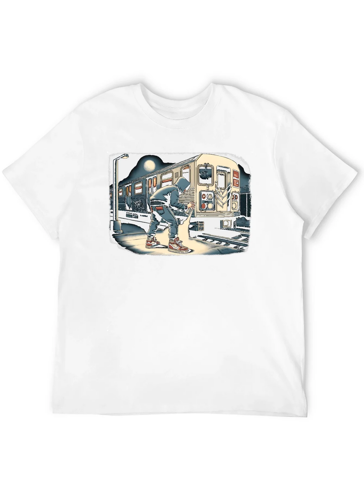 Urban Art T-Shirt - Graffiti Artist on Subway product image 11