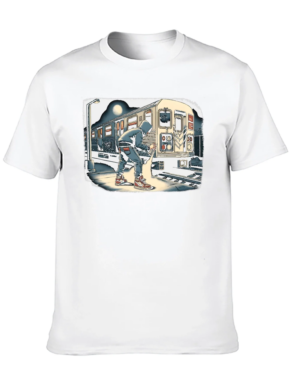 Urban Art T-Shirt - Graffiti Artist on Subway product image 9