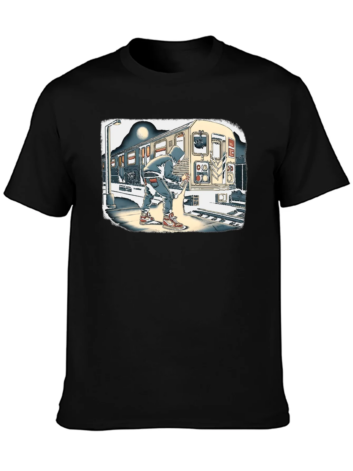 Urban Art T-Shirt - Graffiti Artist on Subway product image 3