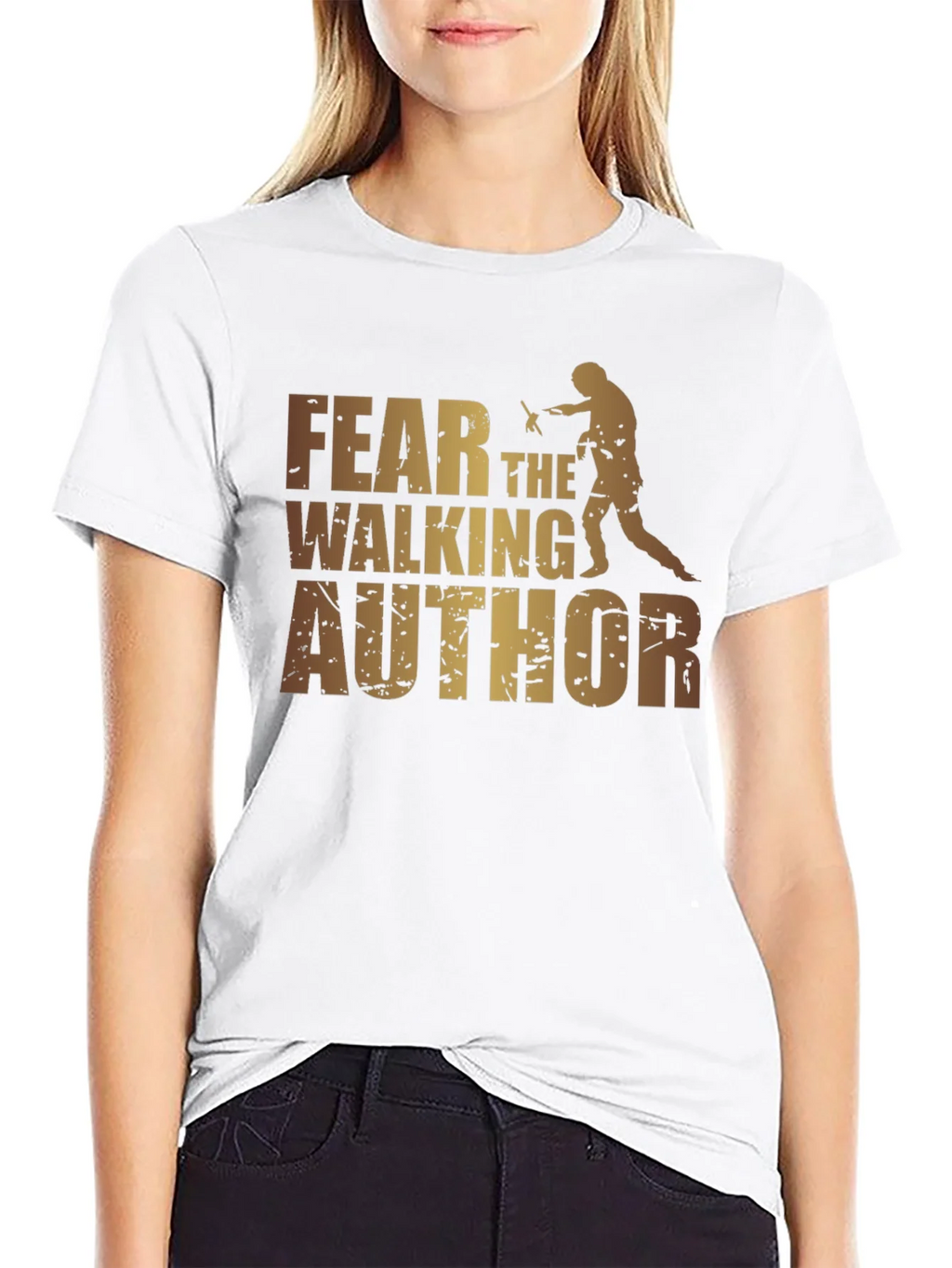 Fear the Walking Author Graphic Tee - Black product image 8