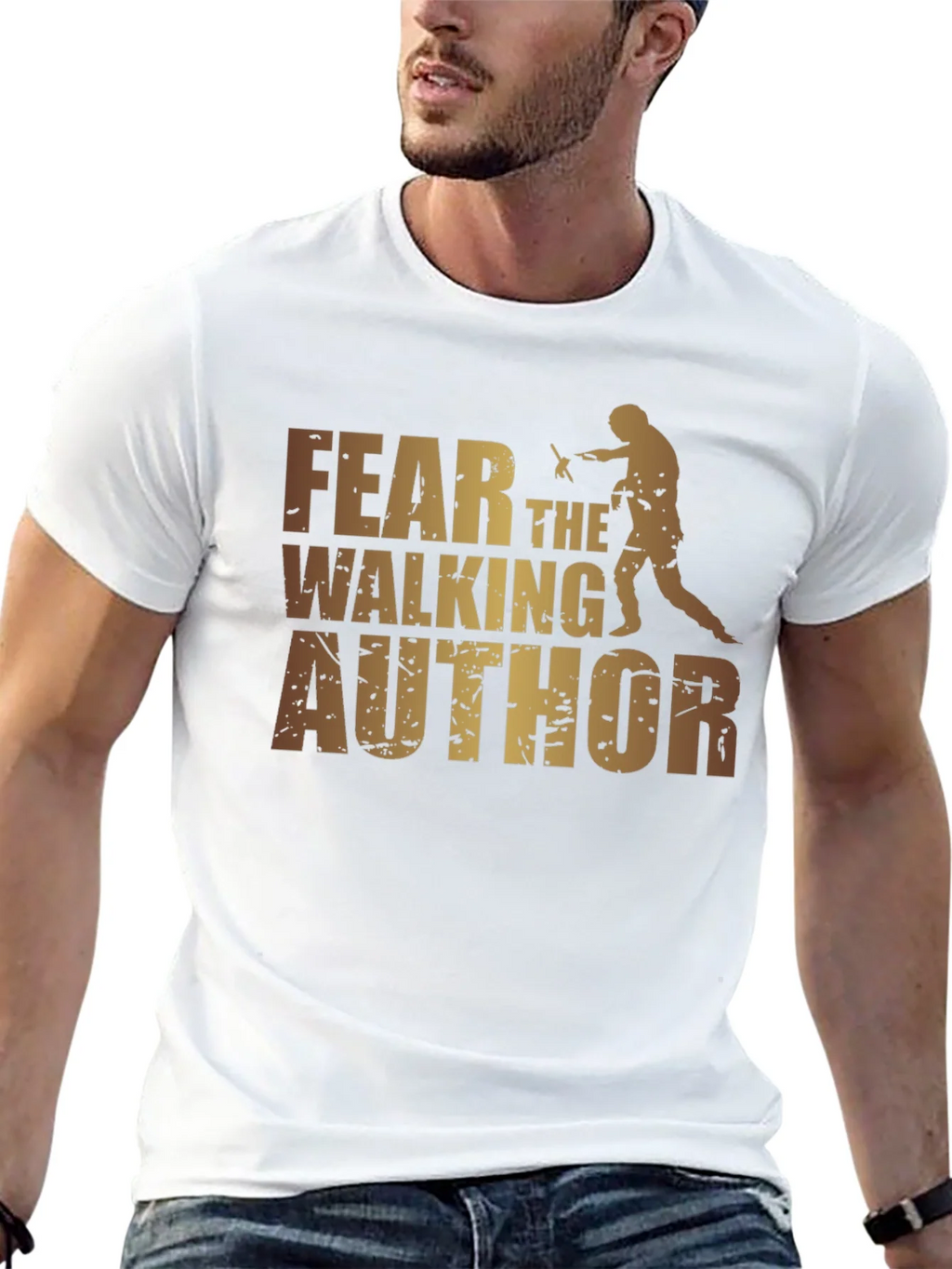 Fear the Walking Author Graphic Tee - Black product image 12