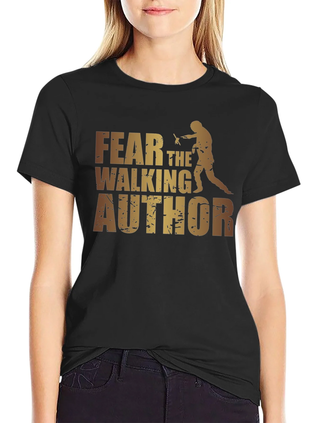 Fear the Walking Author Graphic Tee - Black product image 2