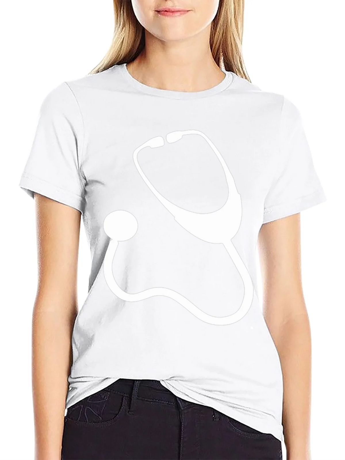 Stethoscope Graphic Tee - Medical Professional T-Shirt product image 8