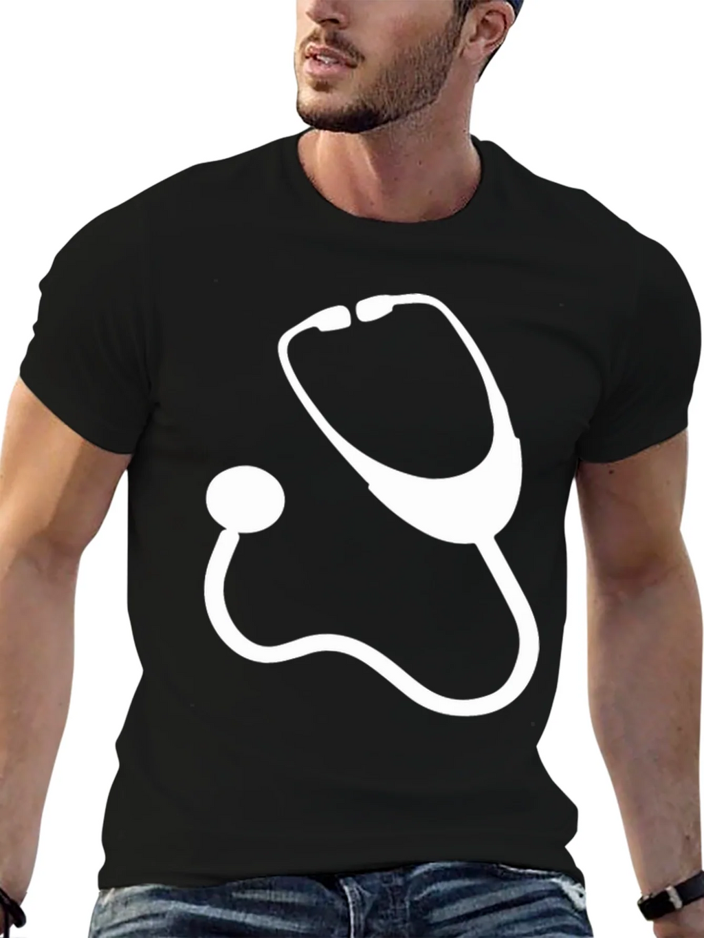 Stethoscope Graphic Tee - Medical Professional T-Shirt product image 6