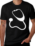 Stethoscope Graphic Tee - Medical Professional T-Shirt product image 1