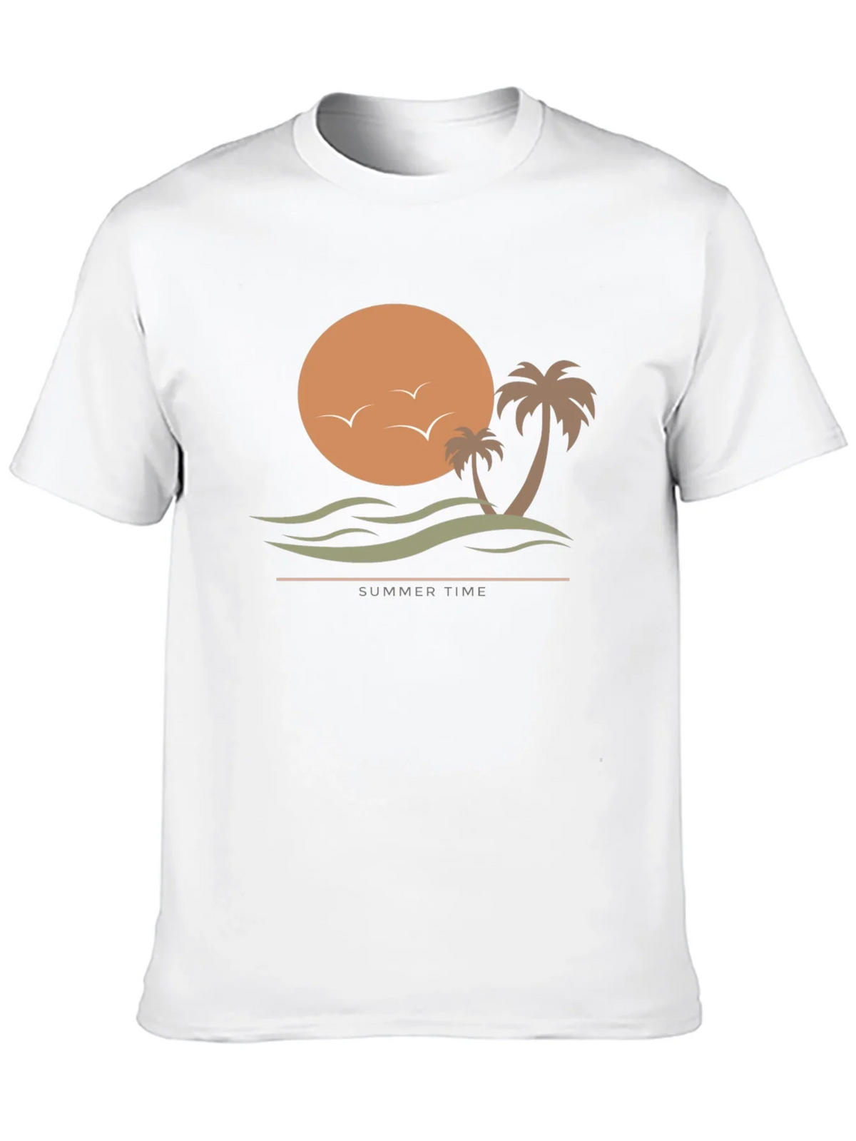 Summer Time Graphic Tee - Black T-Shirt product image 9