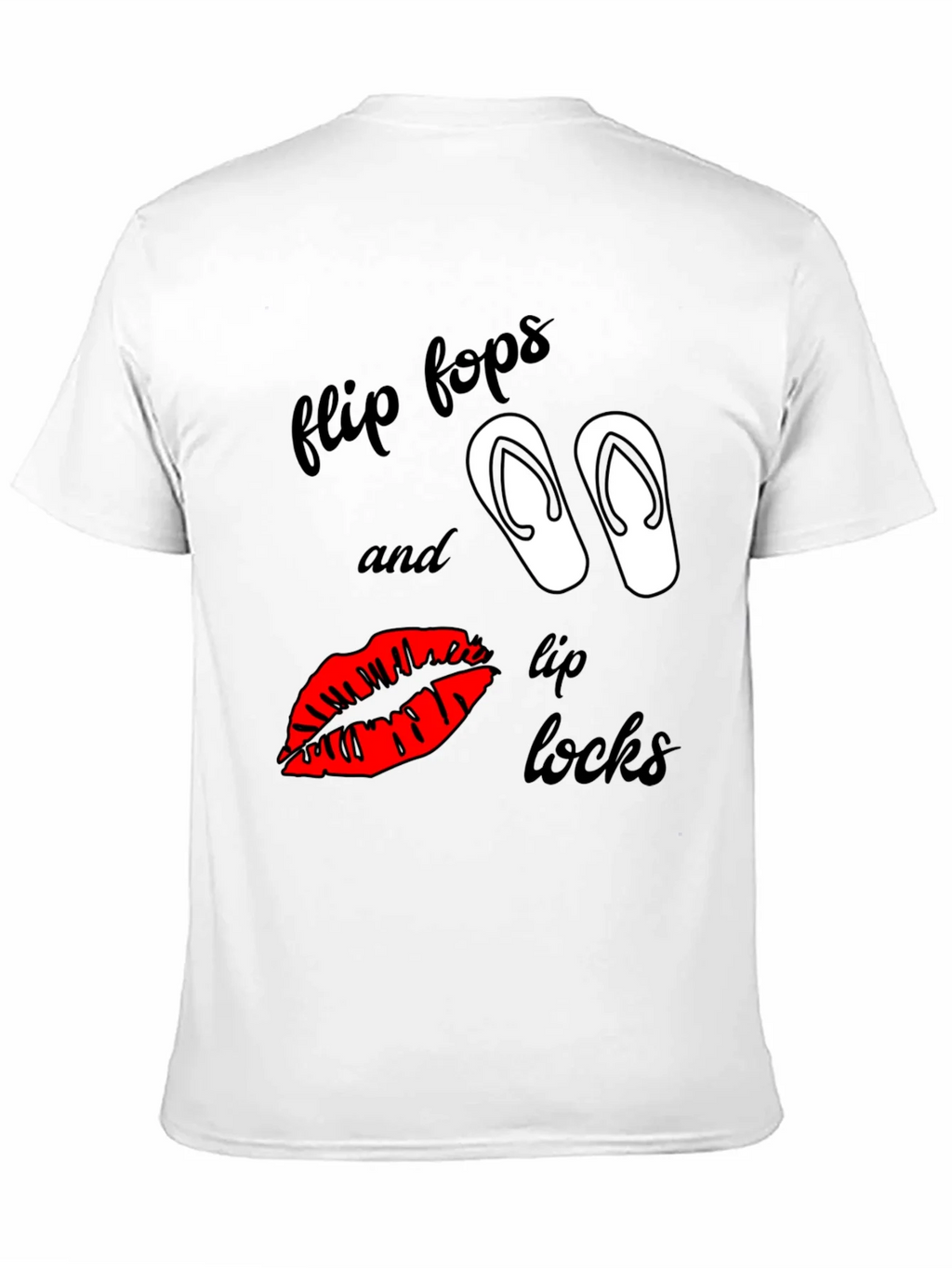 Flip Flops & Lip Locks Graphic Tee product image 10