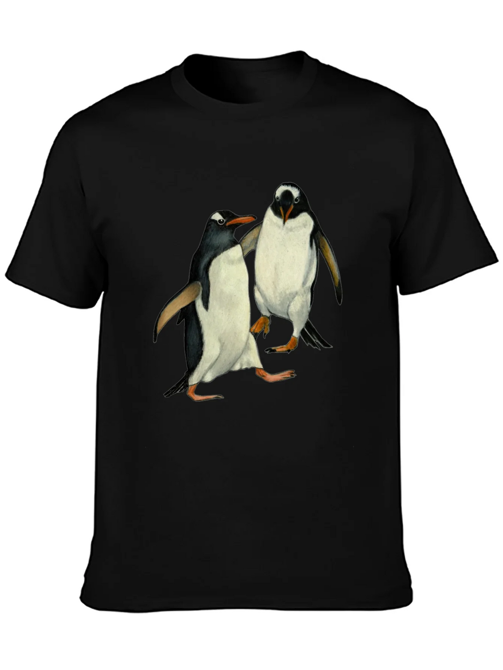 Penguin Print Black T-Shirt product image 3