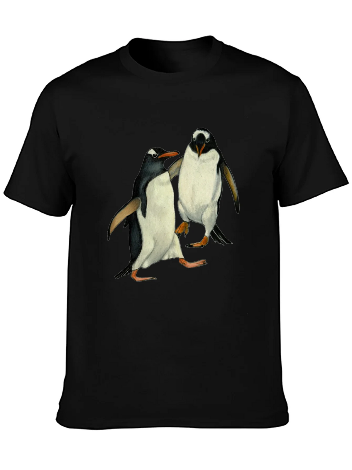 Penguin Print Black T-Shirt product image 3