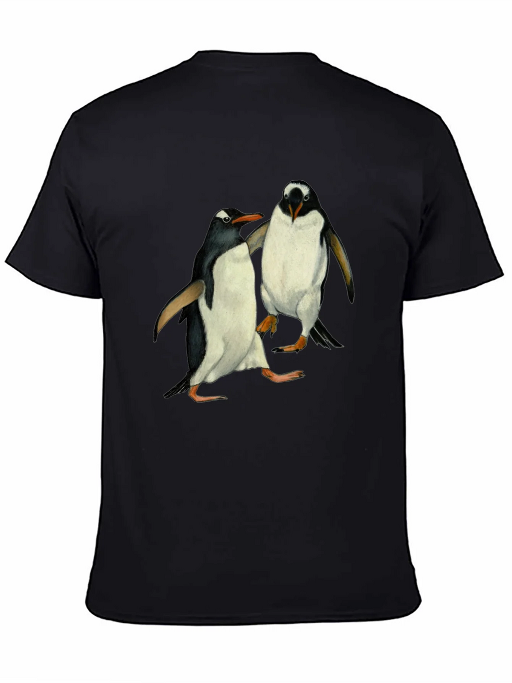 Penguin Print Black T-Shirt product image 4
