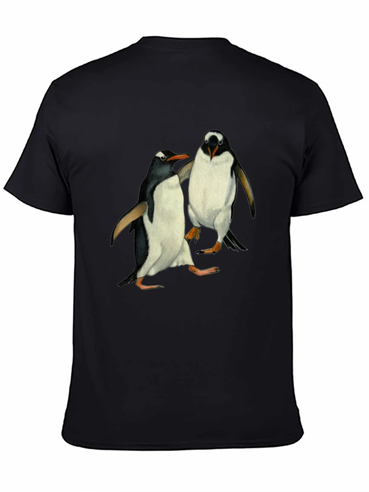 Penguin Print Black T-Shirt product image 4