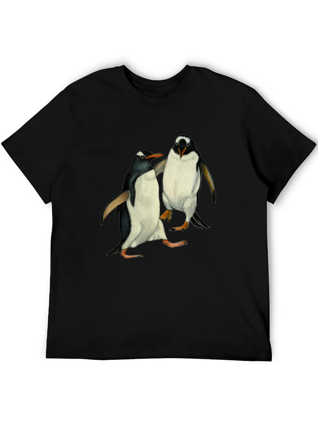 Penguin Print Black T-Shirt product image 5