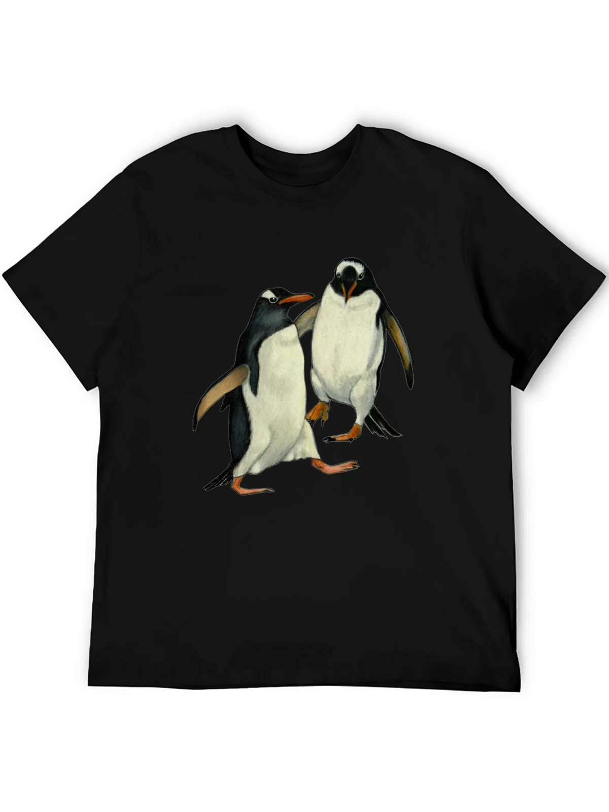Penguin Print Black T-Shirt product image 5