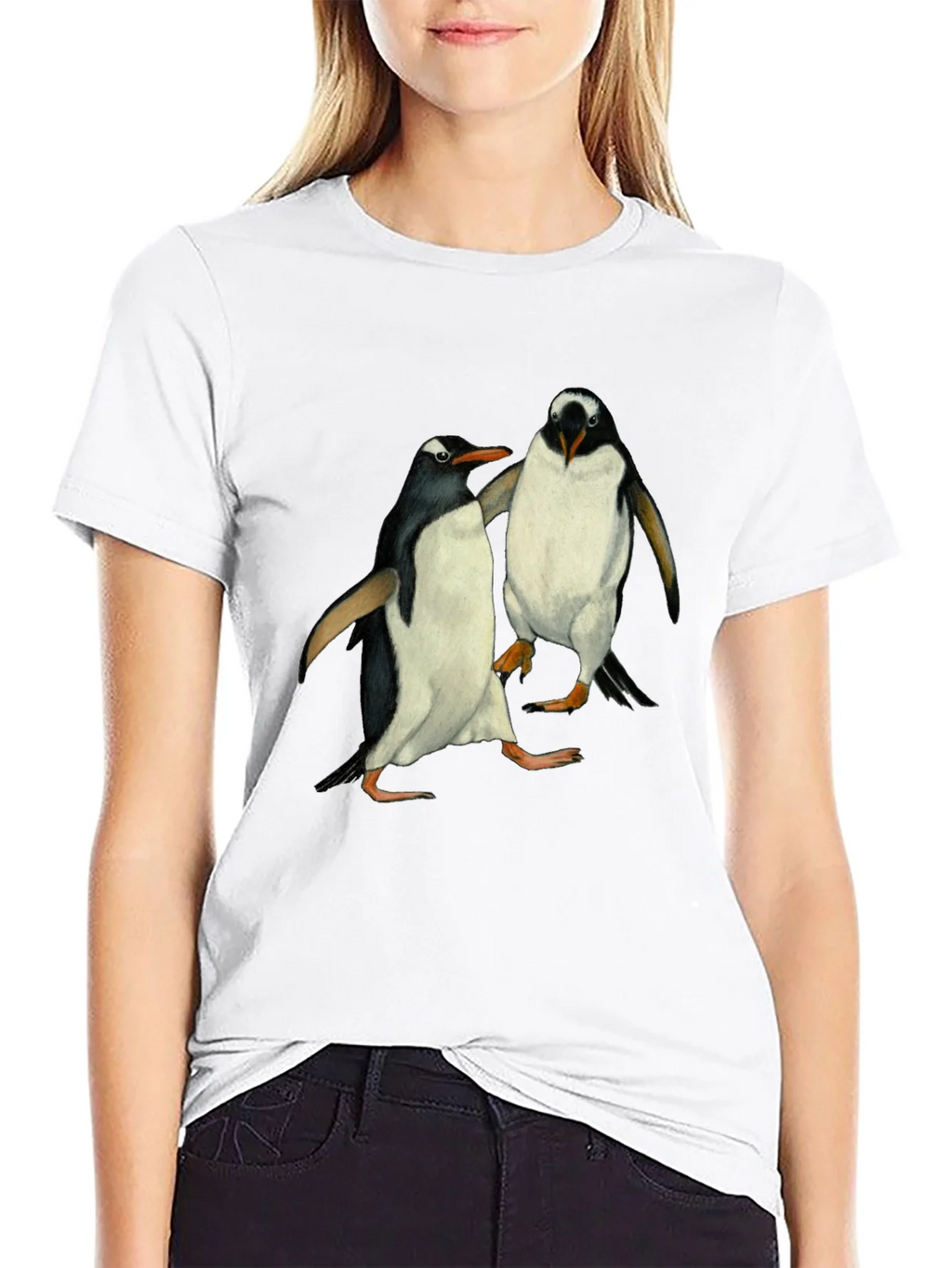 Penguin Print Black T-Shirt product image 8