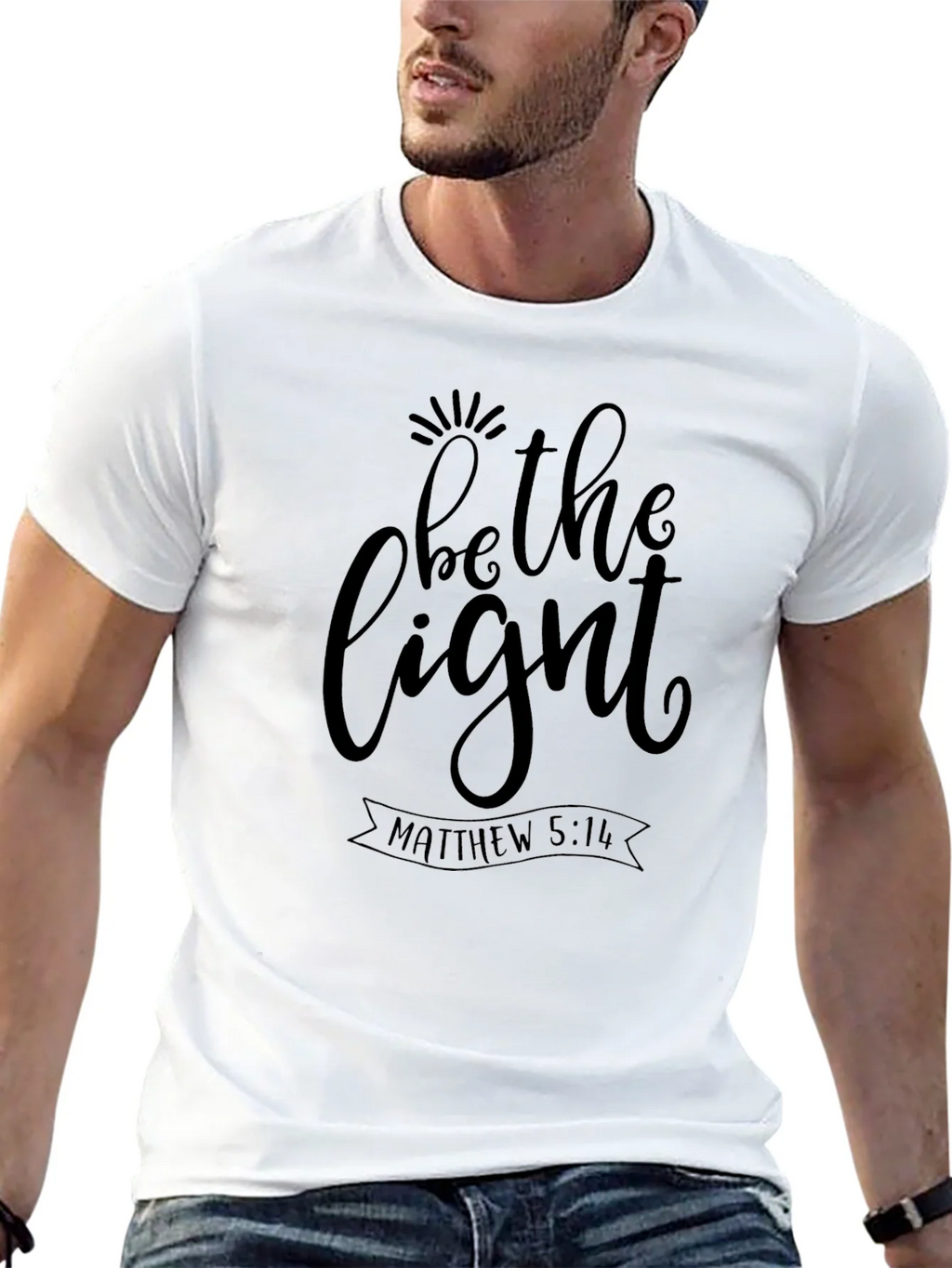 Be The Light T-Shirt - Matthew 5:14 Christian Tee product image 12