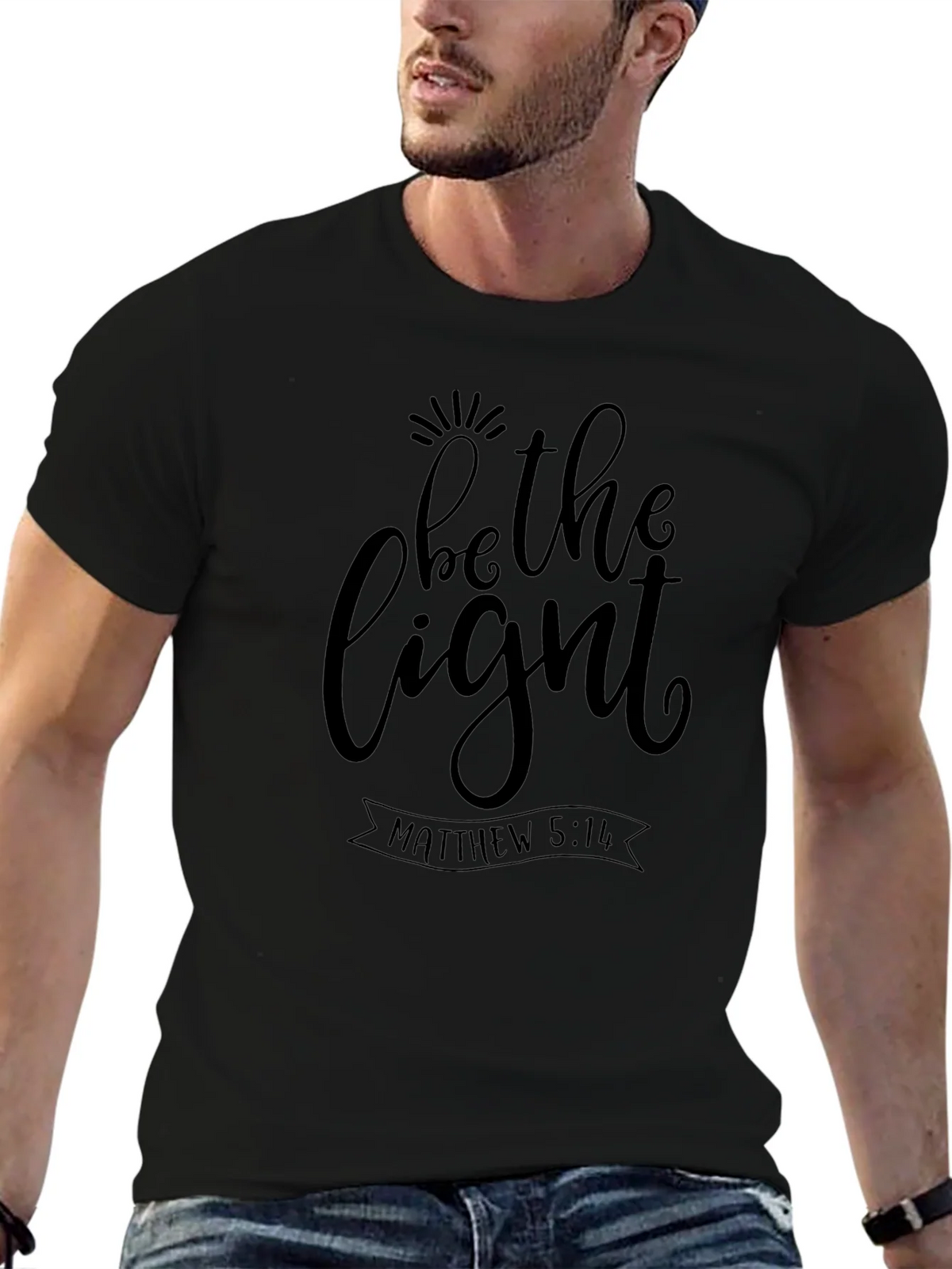 Be The Light T-Shirt - Matthew 5:14 Christian Tee product image 6