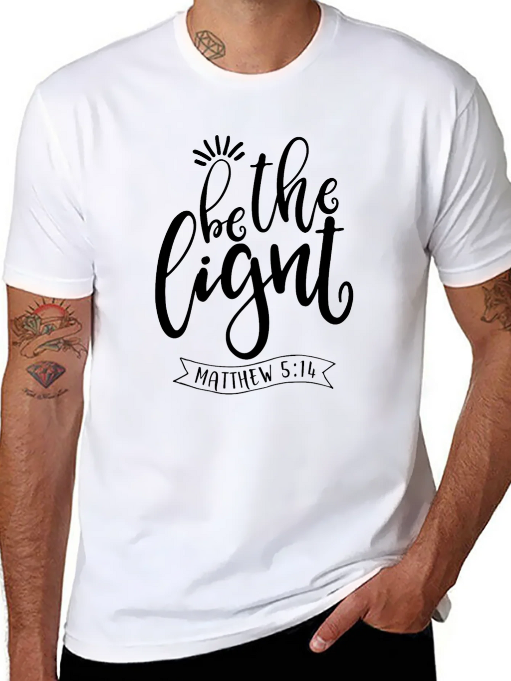 Be The Light T-Shirt - Matthew 5:14 Christian Tee product image 7