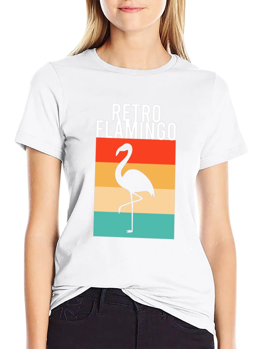 Retro Flamingo Graphic Tee - Stylish Comfort product image 8