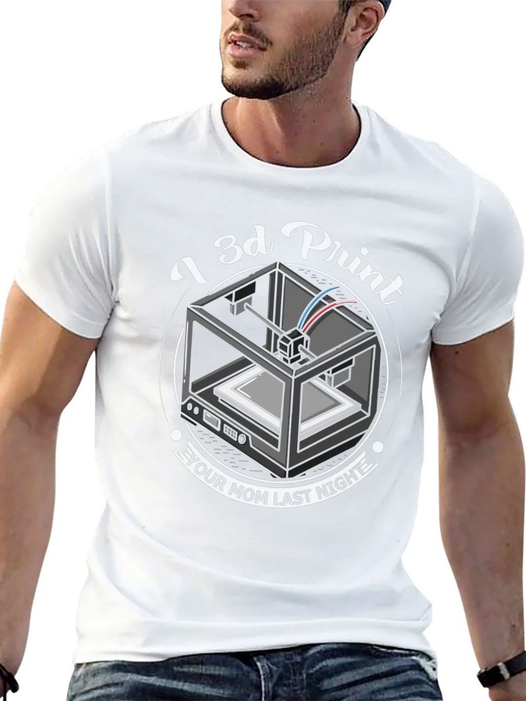 I 3D Print Your Mom T-Shirt - Funny Novelty Tee product image 12
