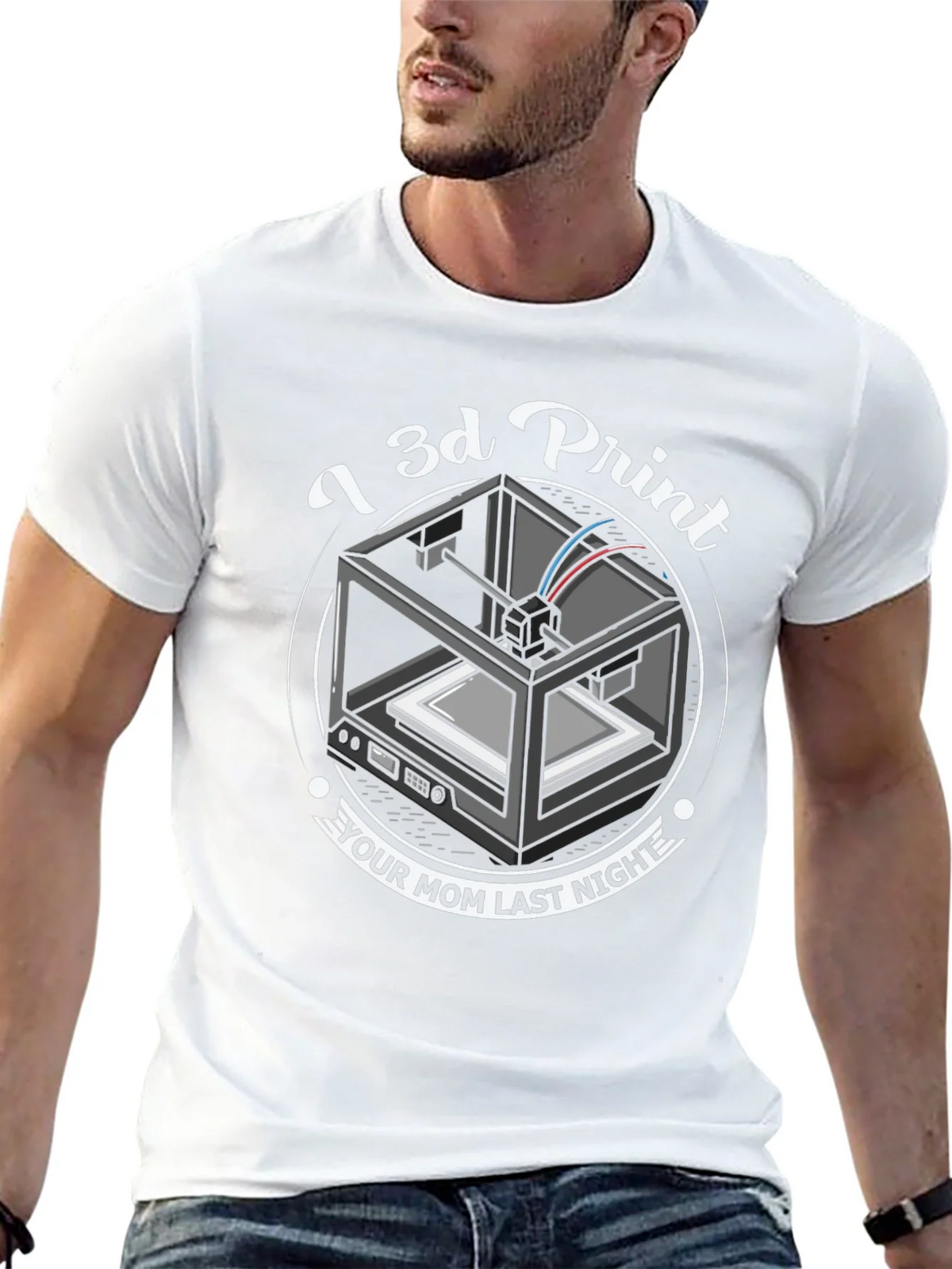 I 3D Print Your Mom T-Shirt - Funny Novelty Tee product image 12