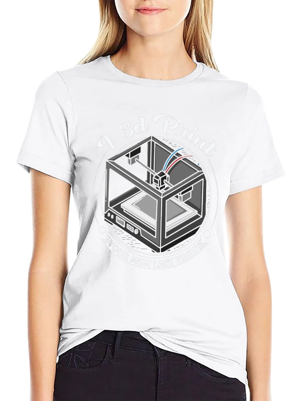 I 3D Print Your Mom T-Shirt - Funny Novelty Tee product image 8