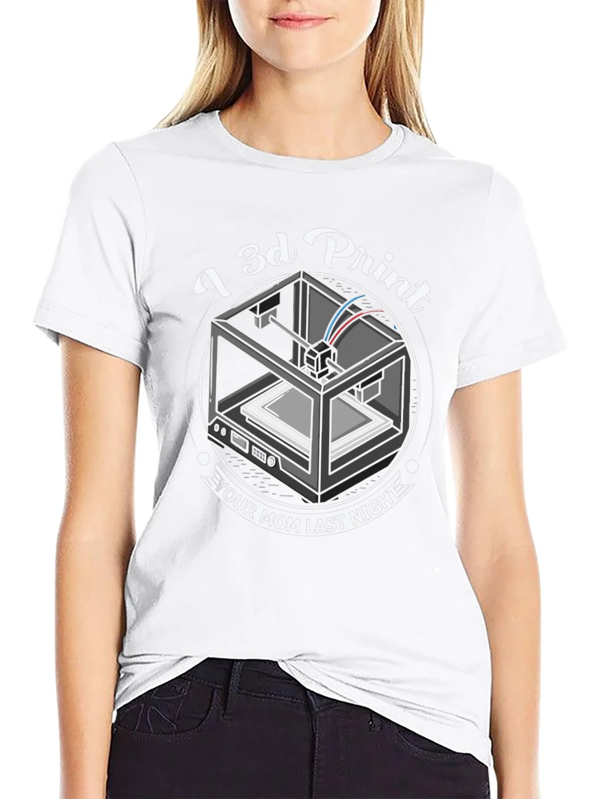I 3D Print Your Mom T-Shirt - Funny Novelty Tee product image 8