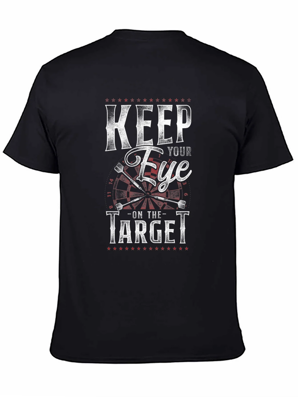 Keep Your Eye on the Target Black T-Shirt product image 4