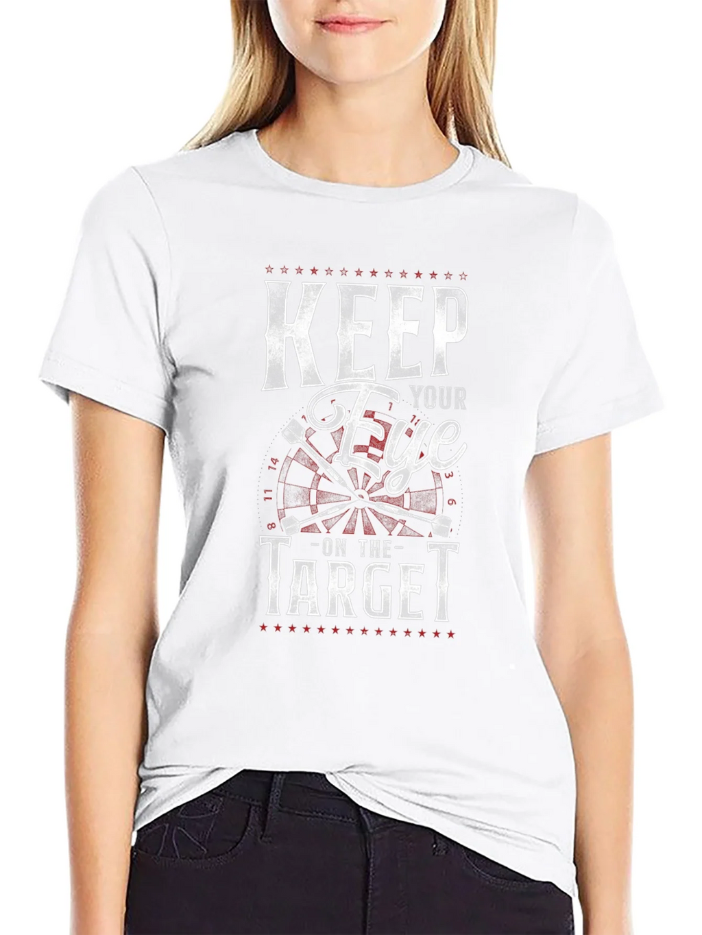 Keep Your Eye on the Target Black T-Shirt product image 8