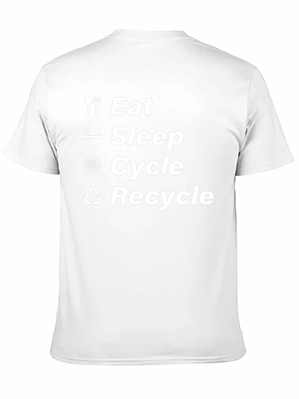 Eat Sleep Cycle Recycle T-Shirt product image 9