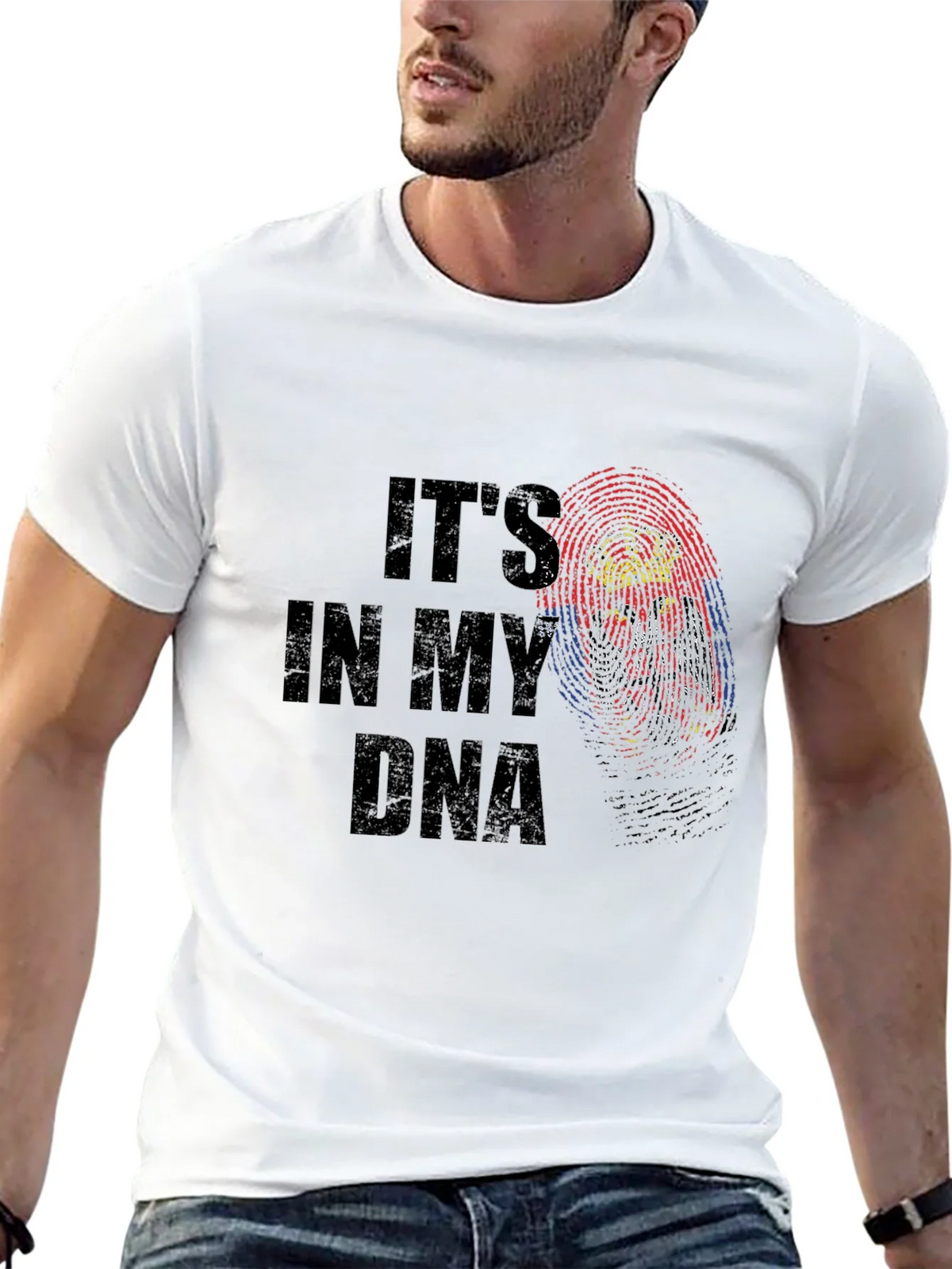 Its In My DNA Fingerprint Graphic T-Shirt product image 10