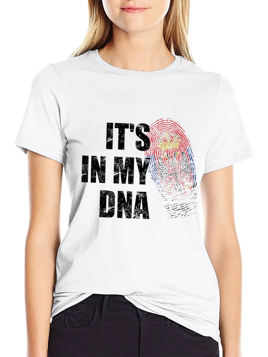Its In My DNA Fingerprint Graphic T-Shirt product image 6